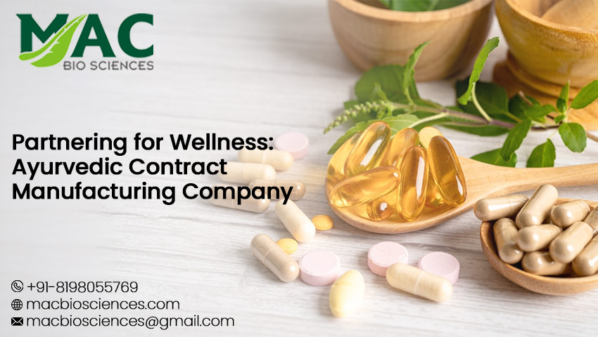 Ayurvedic contract manufacturing company