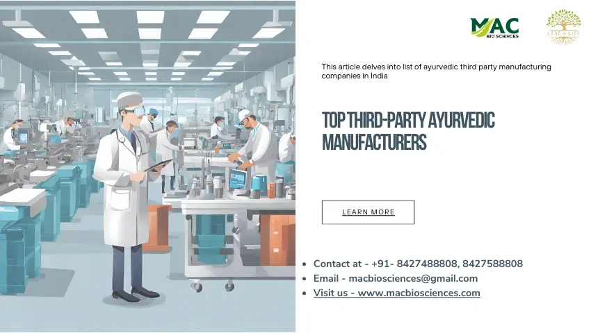 top third party ayurvedic manufacturer