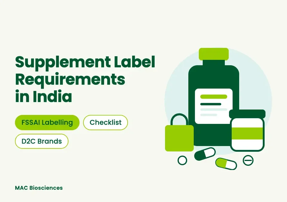 supplements manufacturing company